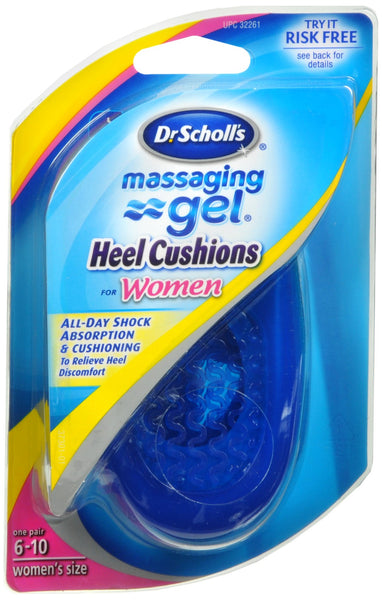 Dr. Scholl's Massaging Gel Heel Cushions for Women Size 6-10