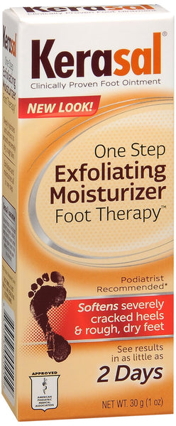 Kerasal One Step Exfoliating Moisturizer Foot Therapy