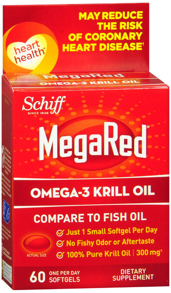 Schiff MegaRed Omega-3 Krill Oil 300 mg Softgels