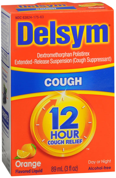 Delsym 12 Hour Cough Relief Liquid Orange