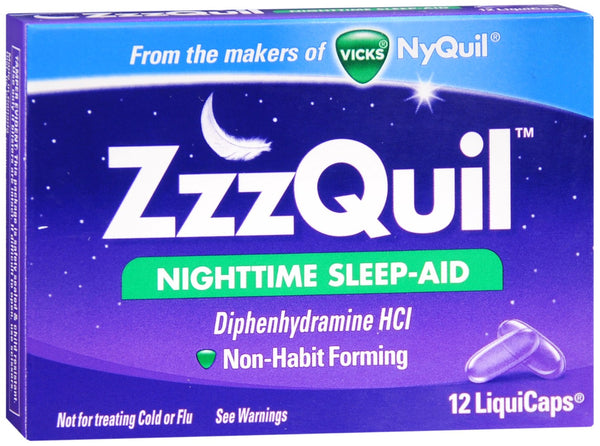 ZzzQuil  Nighttime Sleep-Aid LiquiCaps