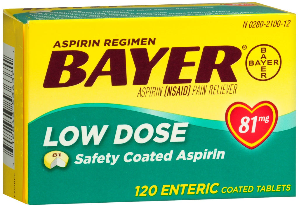 Bayer Low Dose Safety Coated Aspirin 81 mg Tablets