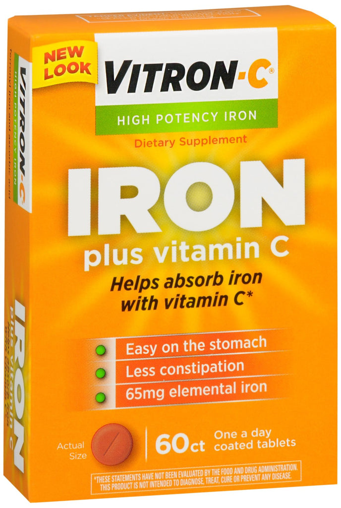 Vitron-C Iron plus Vitamin C Coated Tablets