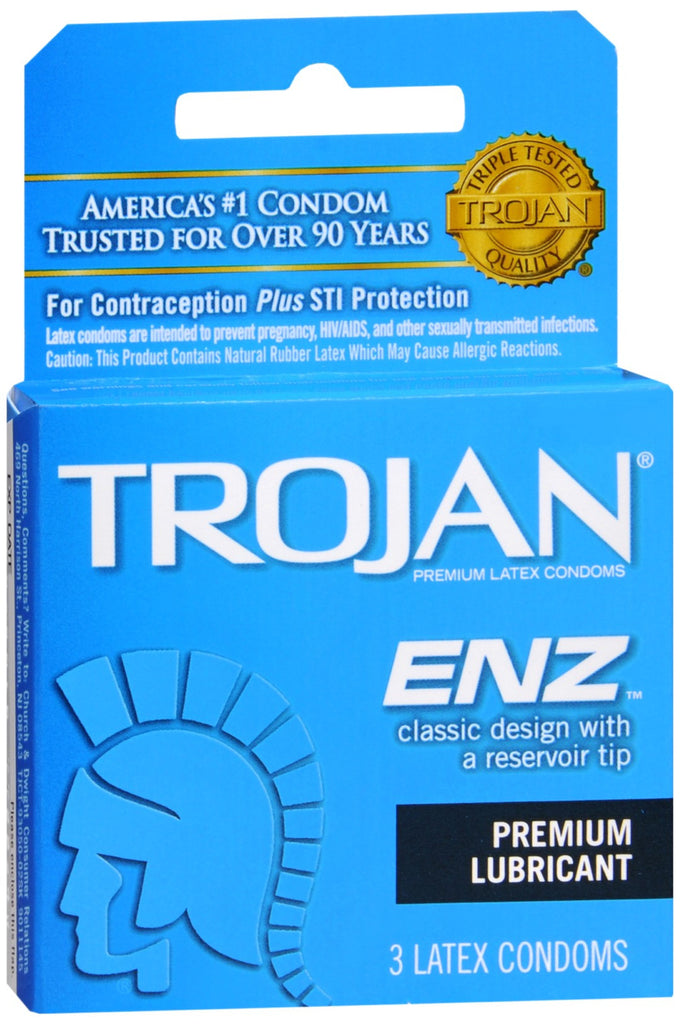 TROJAN-Enz Premium Lubricant Latex Condoms Asti's South Hills Pharmacy TROJAN-Enz Premium Lubricant Latex Condoms Asti's South Hills Pharmacy