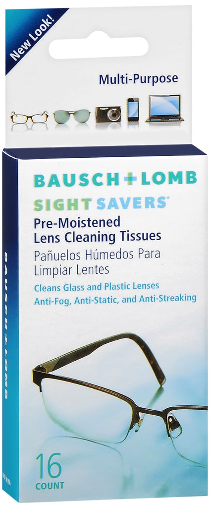 Bausch + Lomb Sight Savers Pre-Moistened Lens Cleaning Tissues