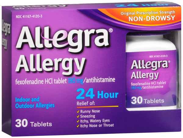 Allegra Allergy 180 mg Tablets 24 Hour