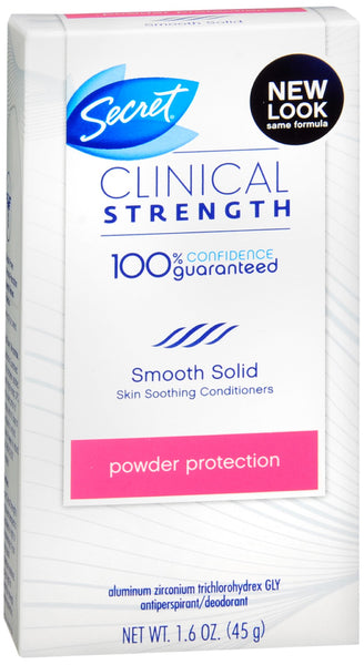 Secret Clinical Strength Antiperspirant/Deodorant Smooth Solid Powder Protection