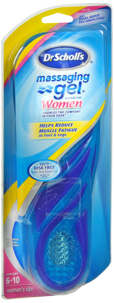 Dr. Scholl's Women's Massaging Gel Insoles Size 6-10