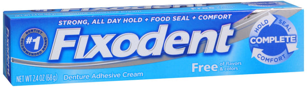 Fixodent Denture Adhesive Cream Free