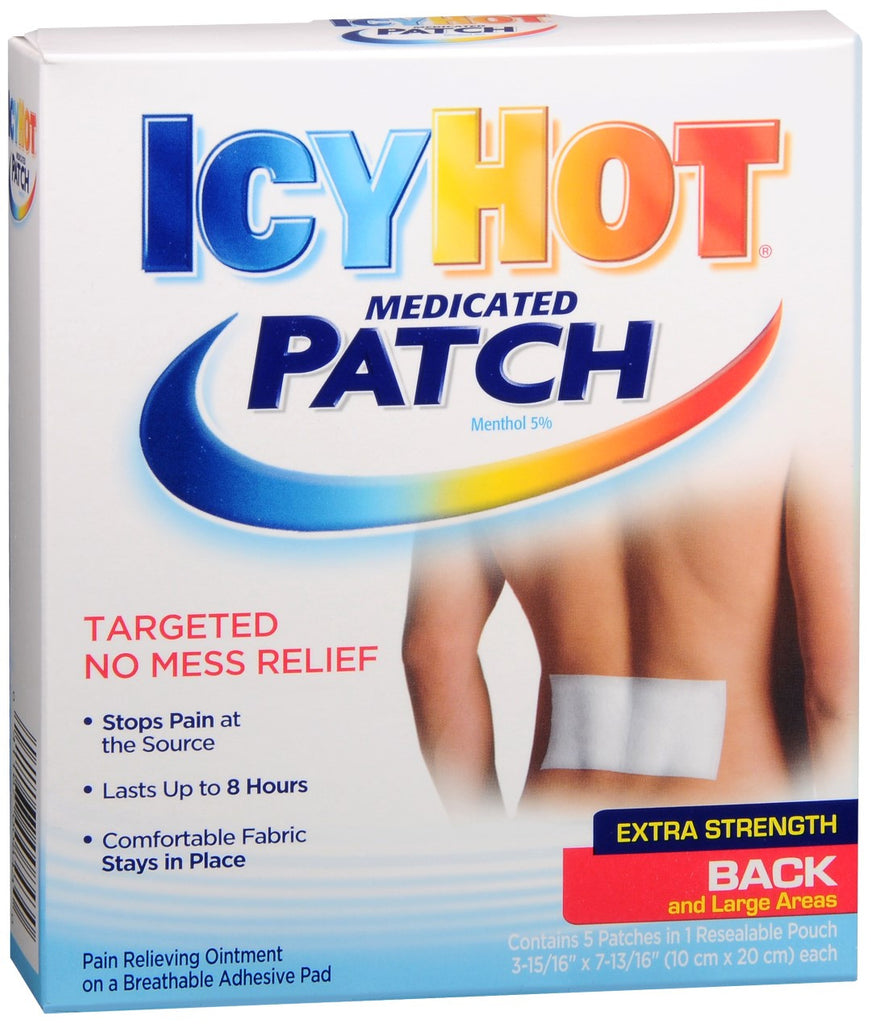 ICY HOT Medicated Patches Back and Large Areas