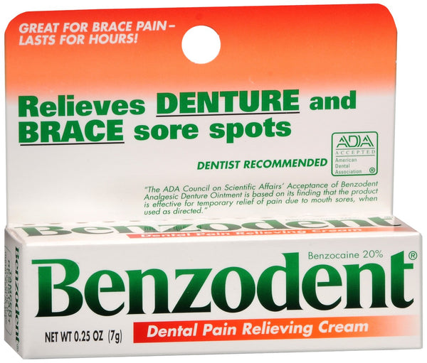 Benzodent Dental Pain Relieving Cream