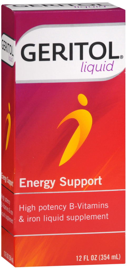 Geritol Energy Support Liquid Dietary Supplement