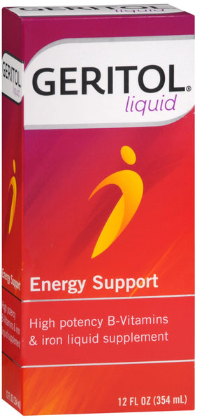 Geritol Energy Support Liquid Dietary Supplement