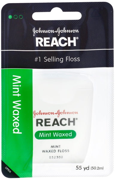 Johnson & Johnson REACH Mint Waxed Floss