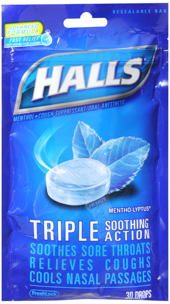 Halls Drops Mentho-Lyptus