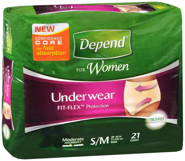 Depend for Women Underwear Moderate Absorbency S/M