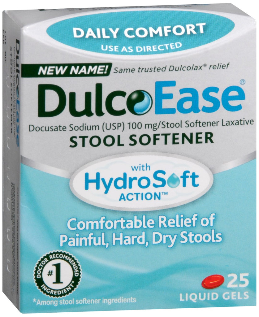 DulcoEase Stool Softener Liquid Gels