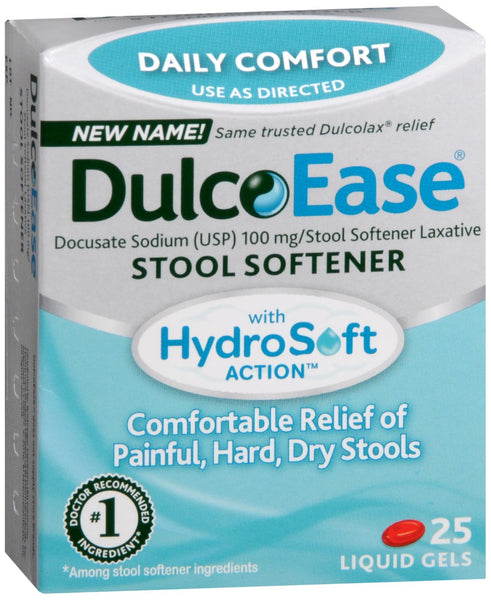 DulcoEase Stool Softener Liquid Gels