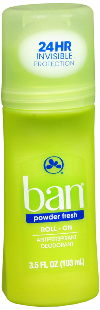 Ban Antiperspirant Deodorant Roll-On Powder Fresh