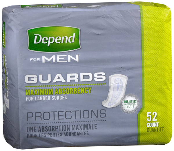 Depend For Men Guards Maximum Absorbency
