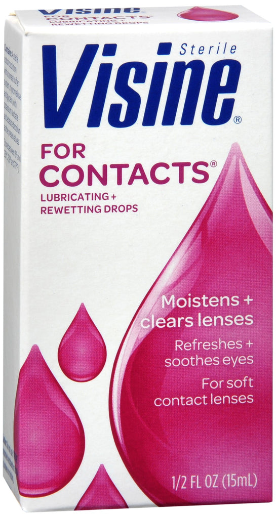 Visine For Contacts Lubricating & Rewetting Eye Drops