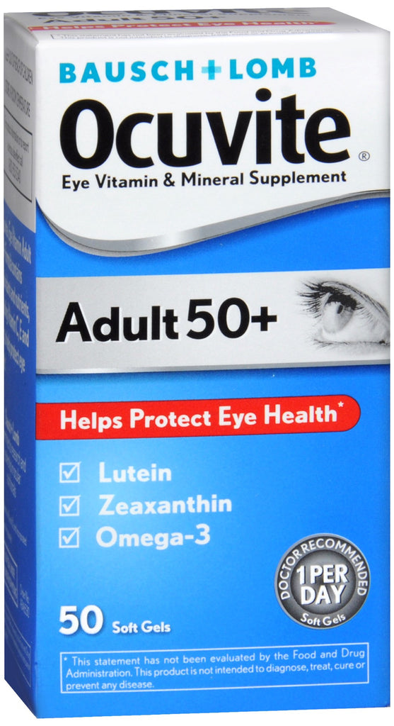 Bausch + Lomb Ocuvite Adult 50+ Soft Gels