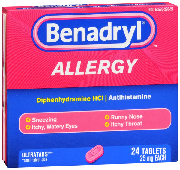 Benadryl Allergy Ultratab Tablets