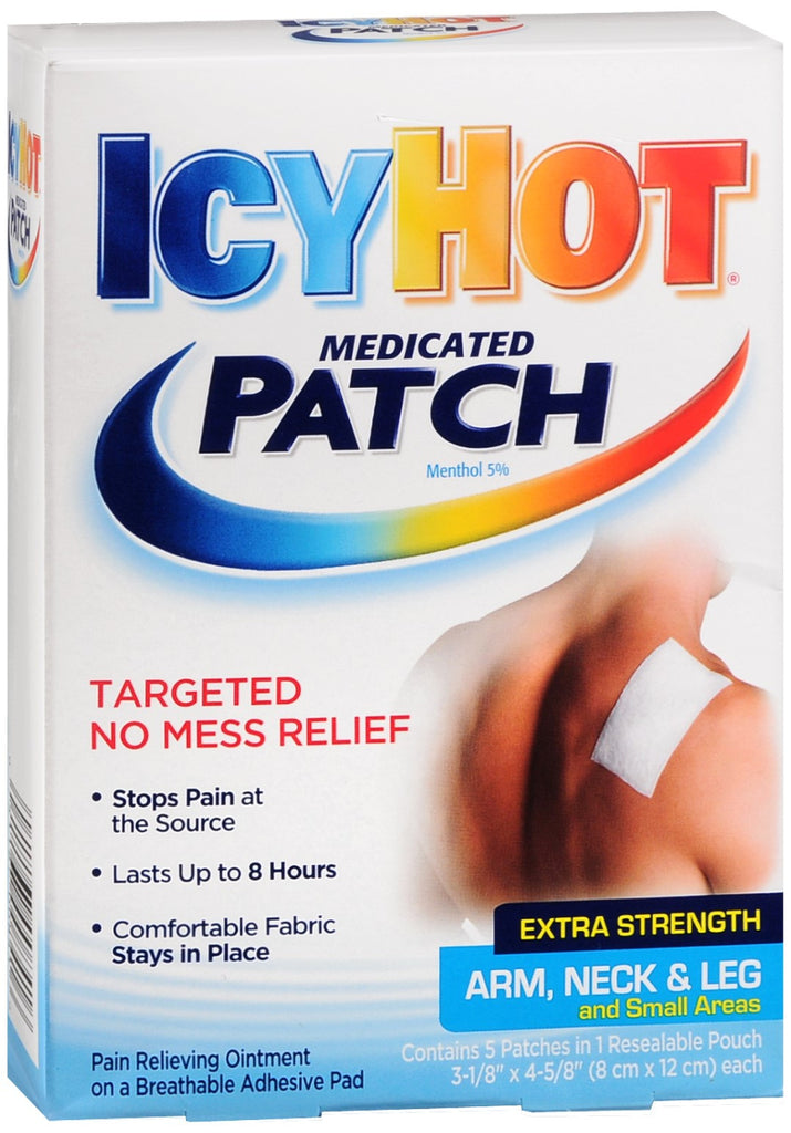 ICY HOT Medicated Patches Extra Strength Arm, Neck & Leg