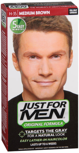 JUST FOR MEN Original Formula Haircolor Medium Brown H-35